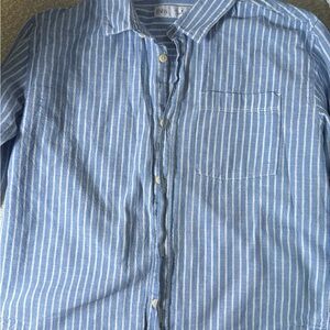Zara Boys  Blue Striped Shirt